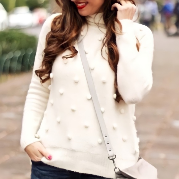 Madewell Sweaters - Madewell Snowglobe Bobble Turtleneck Sweater